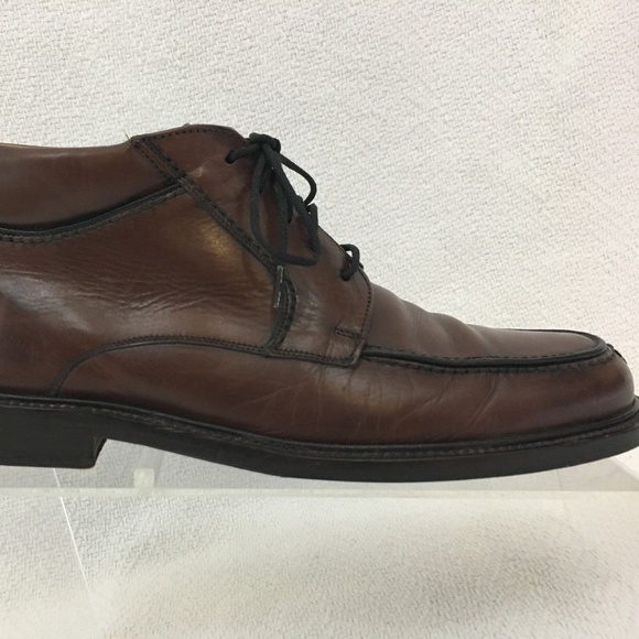Mezlan Barletta Brown Leather Split Apron Toe Ankle Boots Mens 7 M Dress Casual main image 4